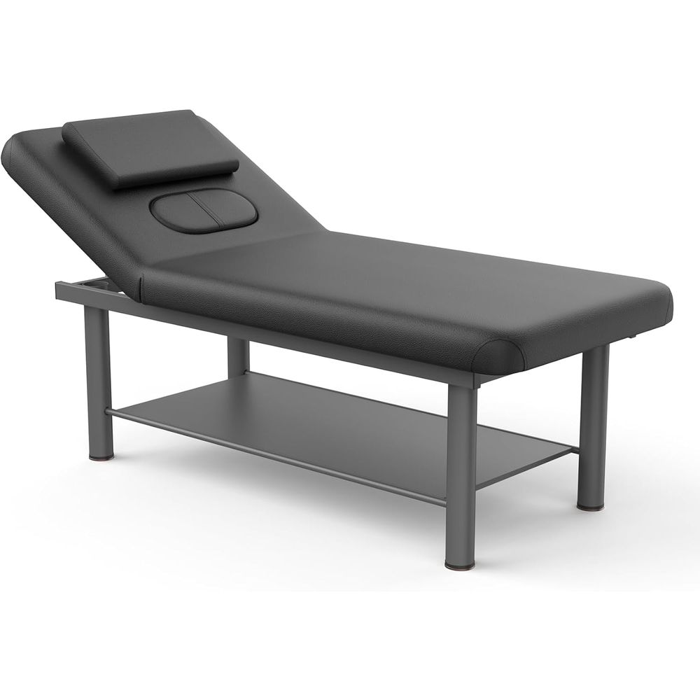 W Spa & Wellness - Adjustable Backrest Massage Table with PU
