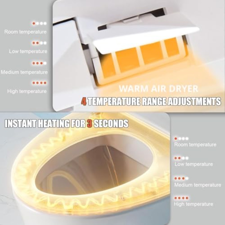 Electric Bidet Toilet Seat wit – Spa & Wellness Hotel Diamond Ustroń Bewertung und Preis
