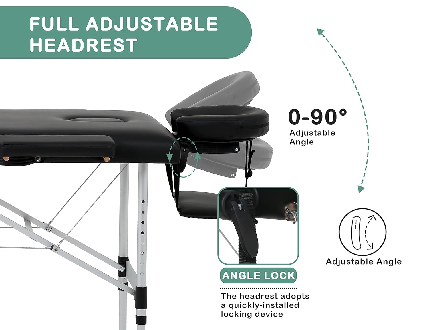 Portable 73in Aluminium Adjust – W Spa & Wellness Bewertung und Preis