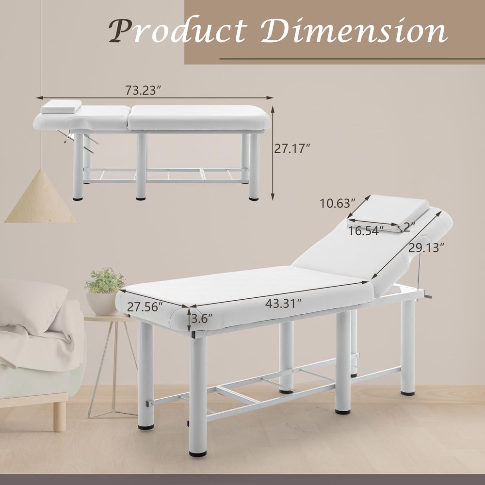 Massage Table w Adjustable Bac – W Spa & Wellness Bewertung und Preis