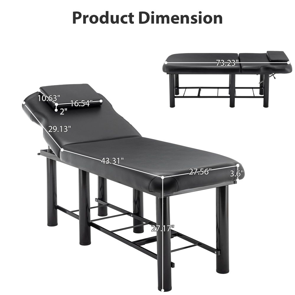 Massage Table w Adjustable Bac – W Spa & Wellness Bewertung und Preis