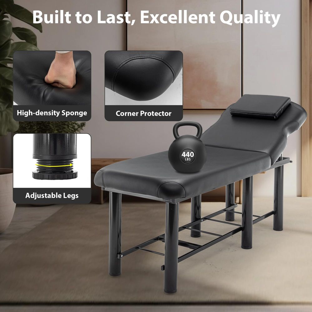 Massage Table w Adjustable Bac – W Spa & Wellness Bewertung und Preis