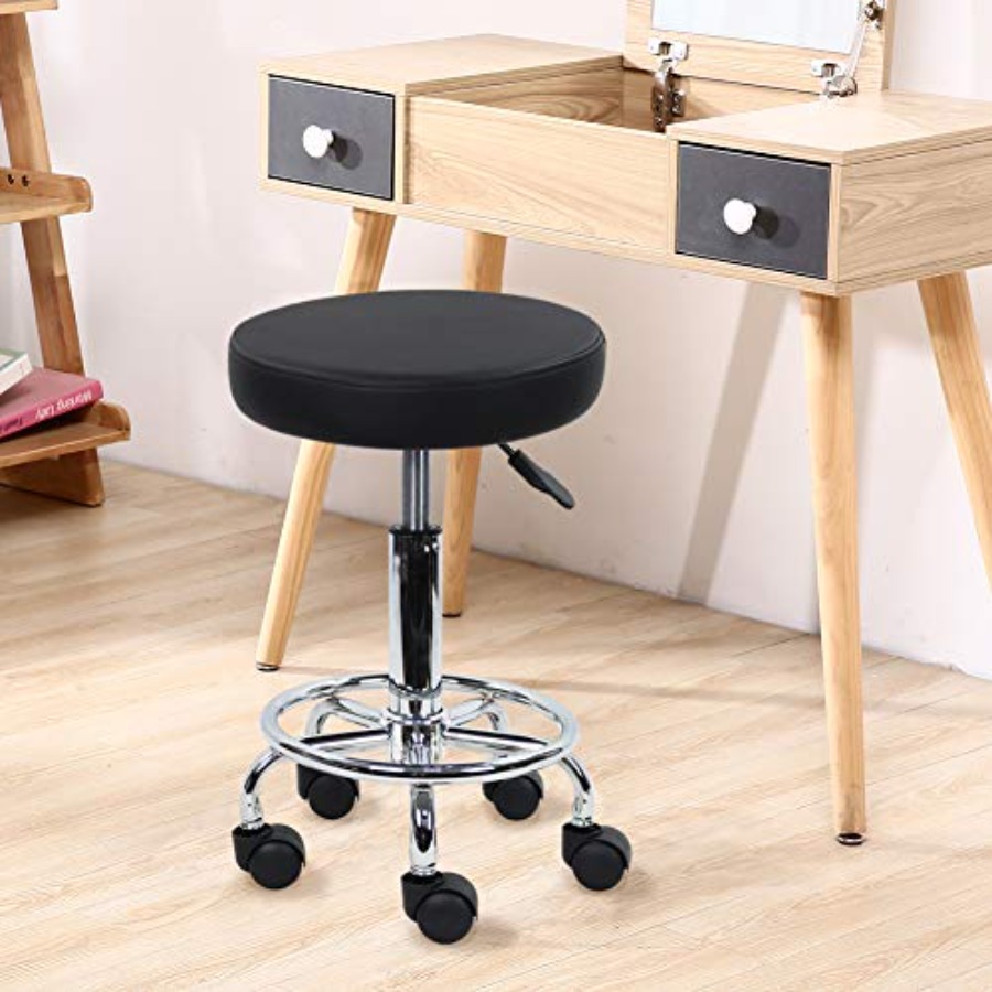 PU Leather Round Rolling Stool – Spa & Wellness Hotel Diamond Ustroń Bewertung und Preis