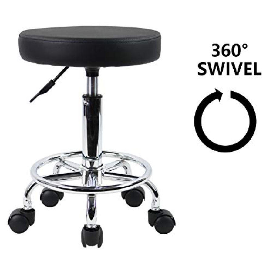 PU Leather Round Rolling Stool – Spa & Wellness Hotel Diamond Ustroń Bewertung und Preis