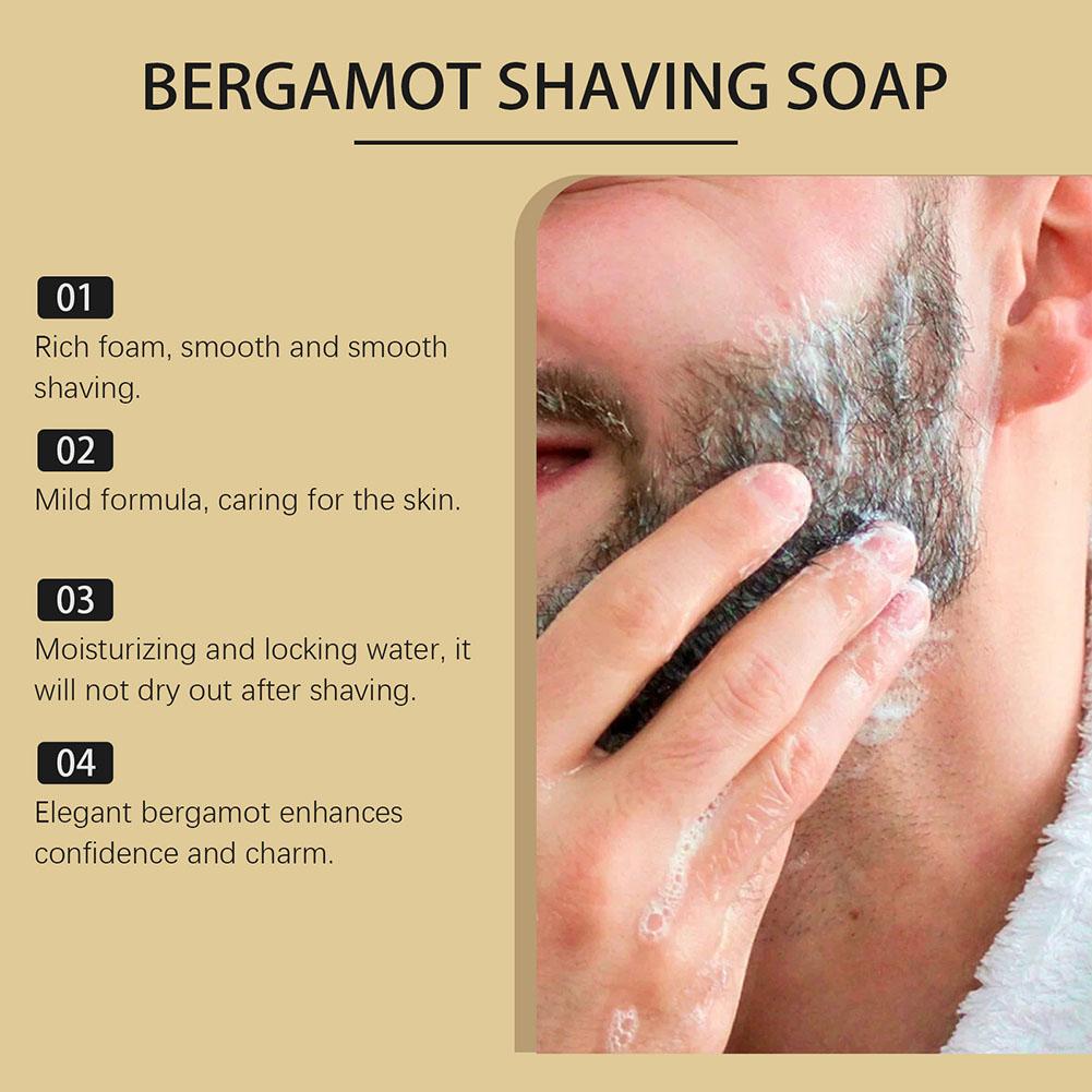 Bergamot Shaving Soap for Men  – Hair Removal Cream Bewertung und Preis