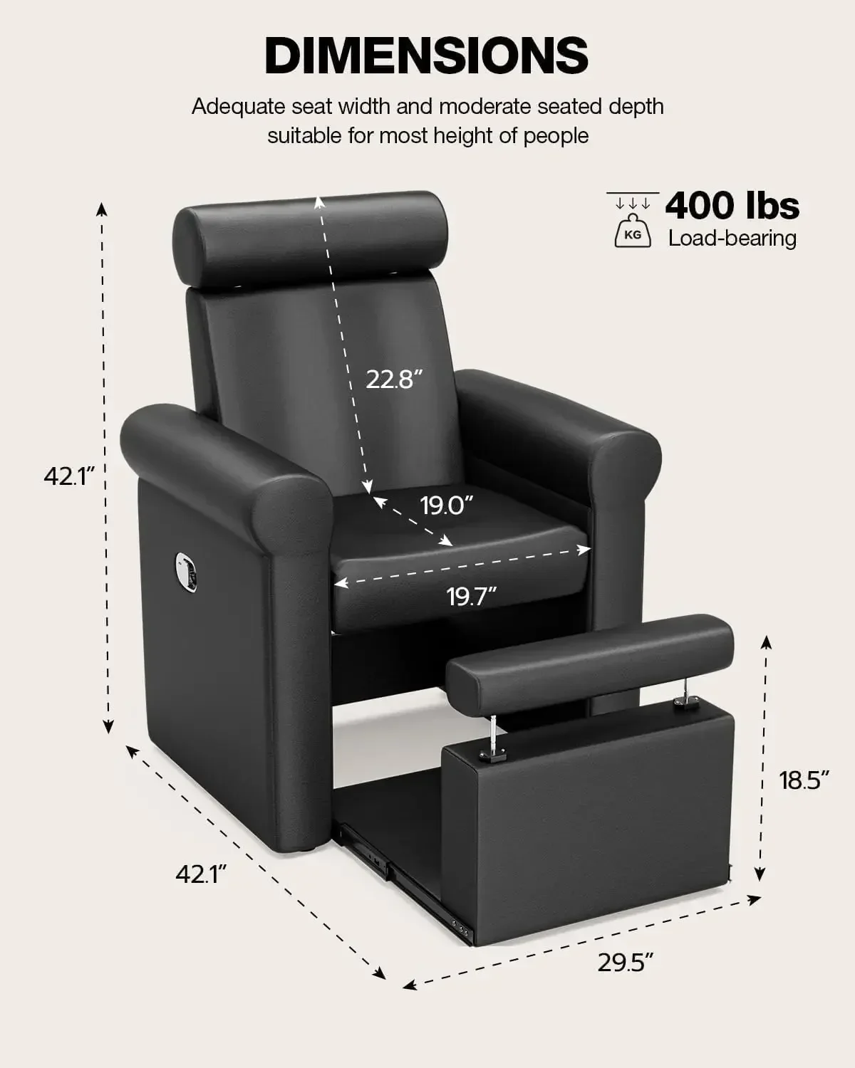 Pedicure Chair No Plumbing, Pr – W Spa & Wellness Bewertung und Preis