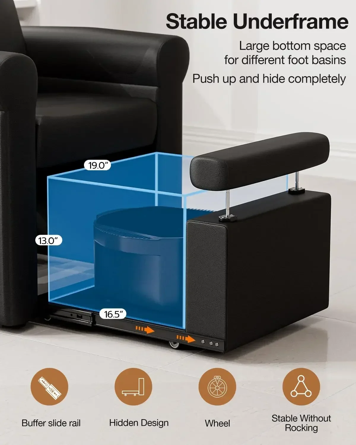 Pedicure Chair No Plumbing, Pr – W Spa & Wellness Bewertung und Preis